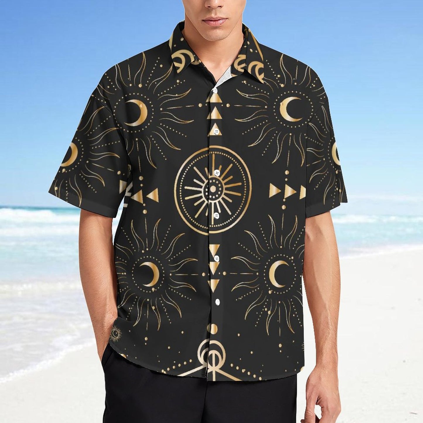 Men's Fashion Casual Printed Short Sleeve Shirts 2306101054