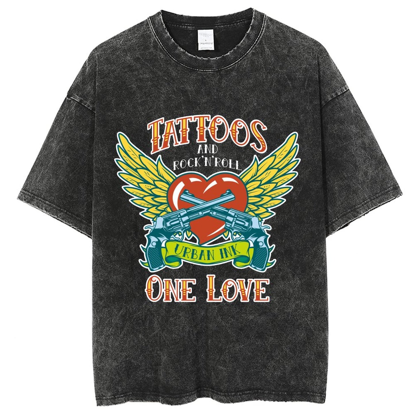 Unisex Vintage Solid Wash T-Shirts 2305102638