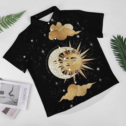 Men's Fashion Casual Printed Short Sleeve Shirts 2306100974