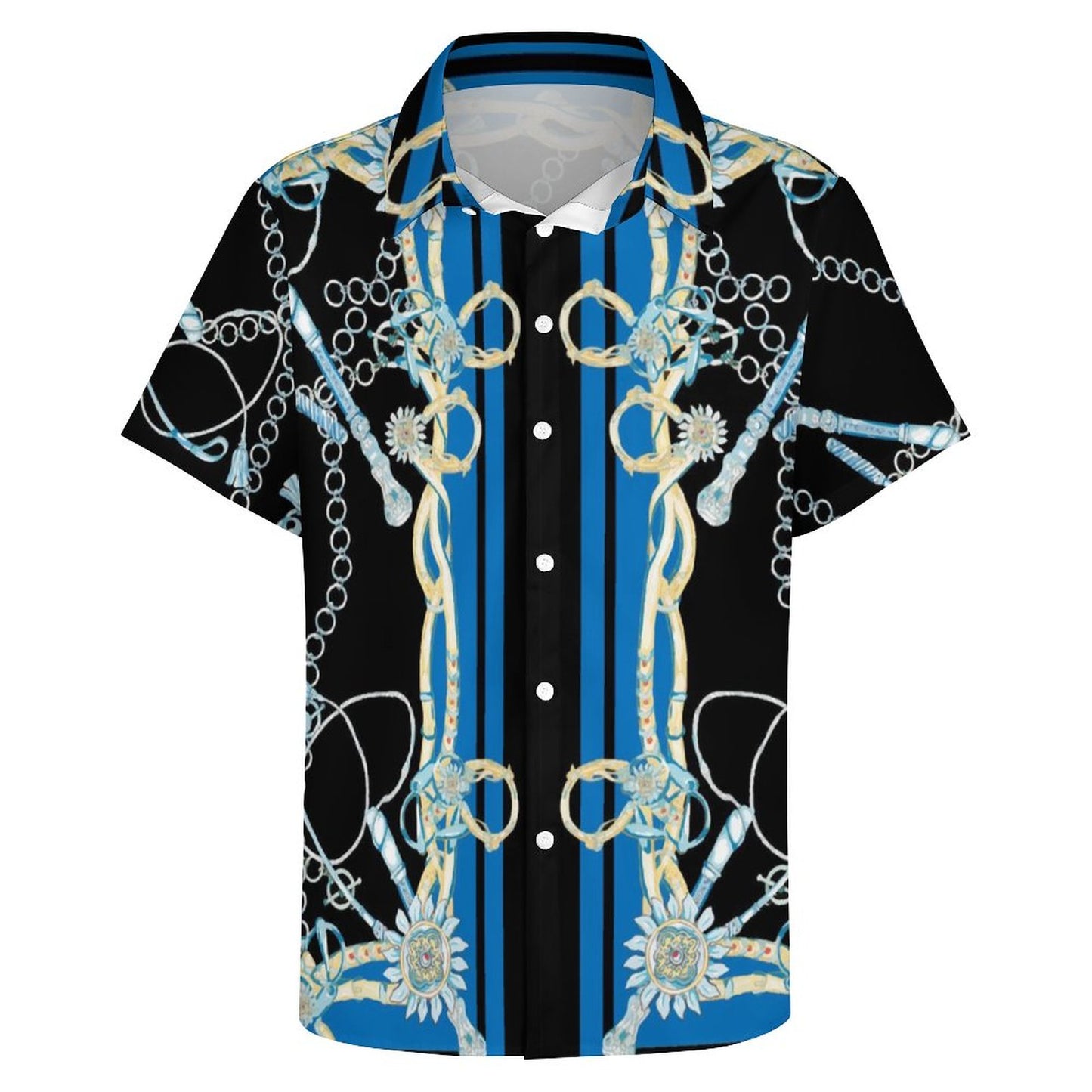 Men's Fashion Casual Printed Short Sleeve Shirts 2306100947
