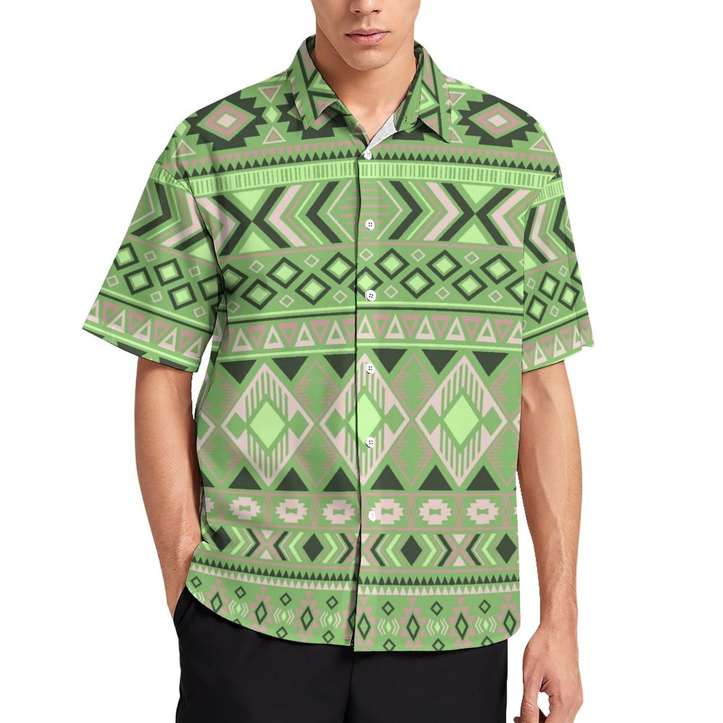 Men's Fashion Casual Printed Short Sleeve Shirts 2306101722