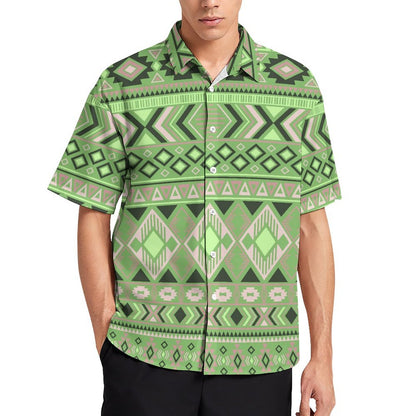 Men's Fashion Casual Printed Short Sleeve Shirts 2306101722