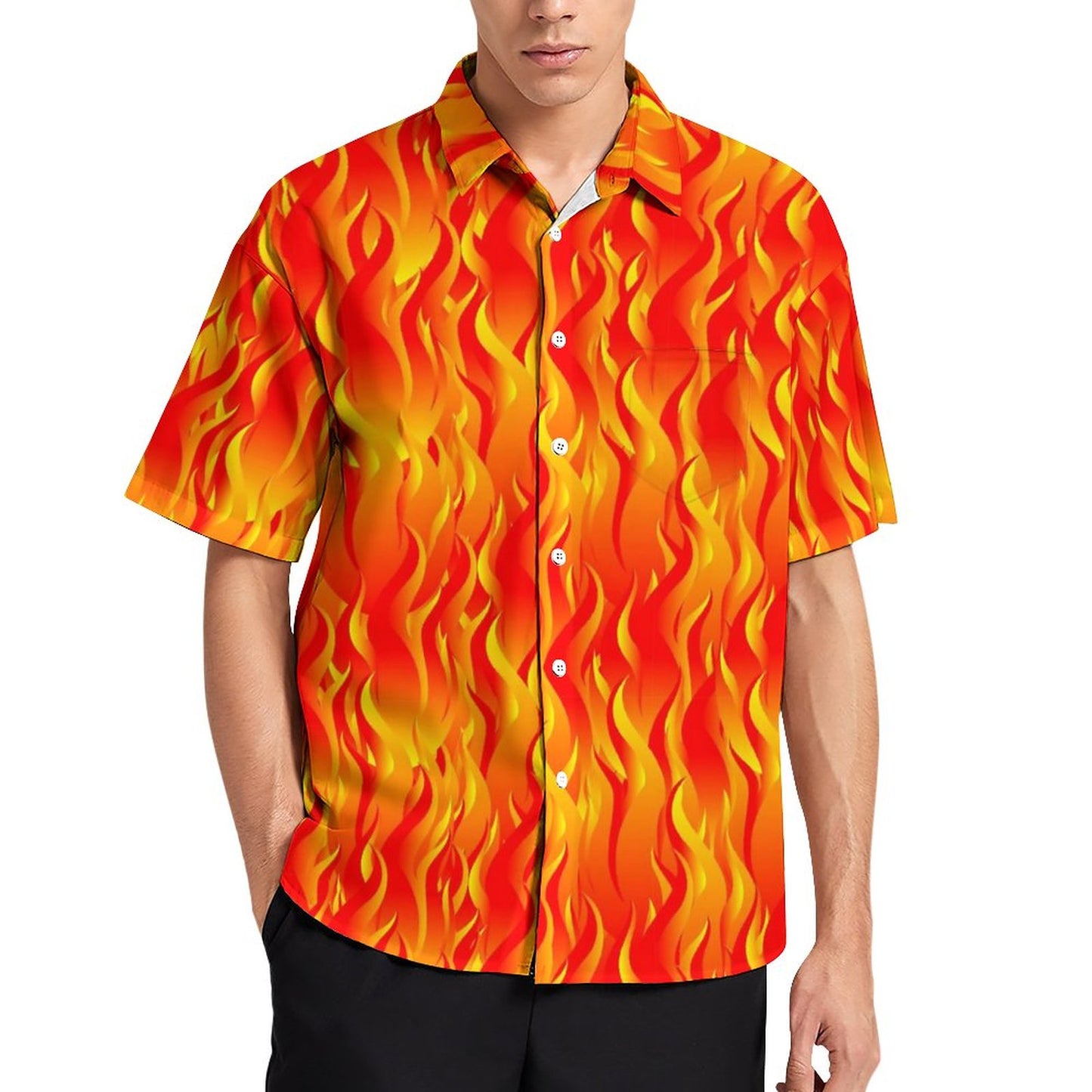 Men's Hawaiian Casual Short Sleeve Shirt 2306105790