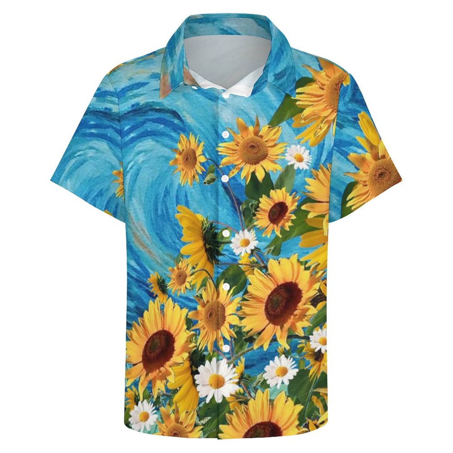 Men's Hawaiian Print Resort Shirt 2305101773