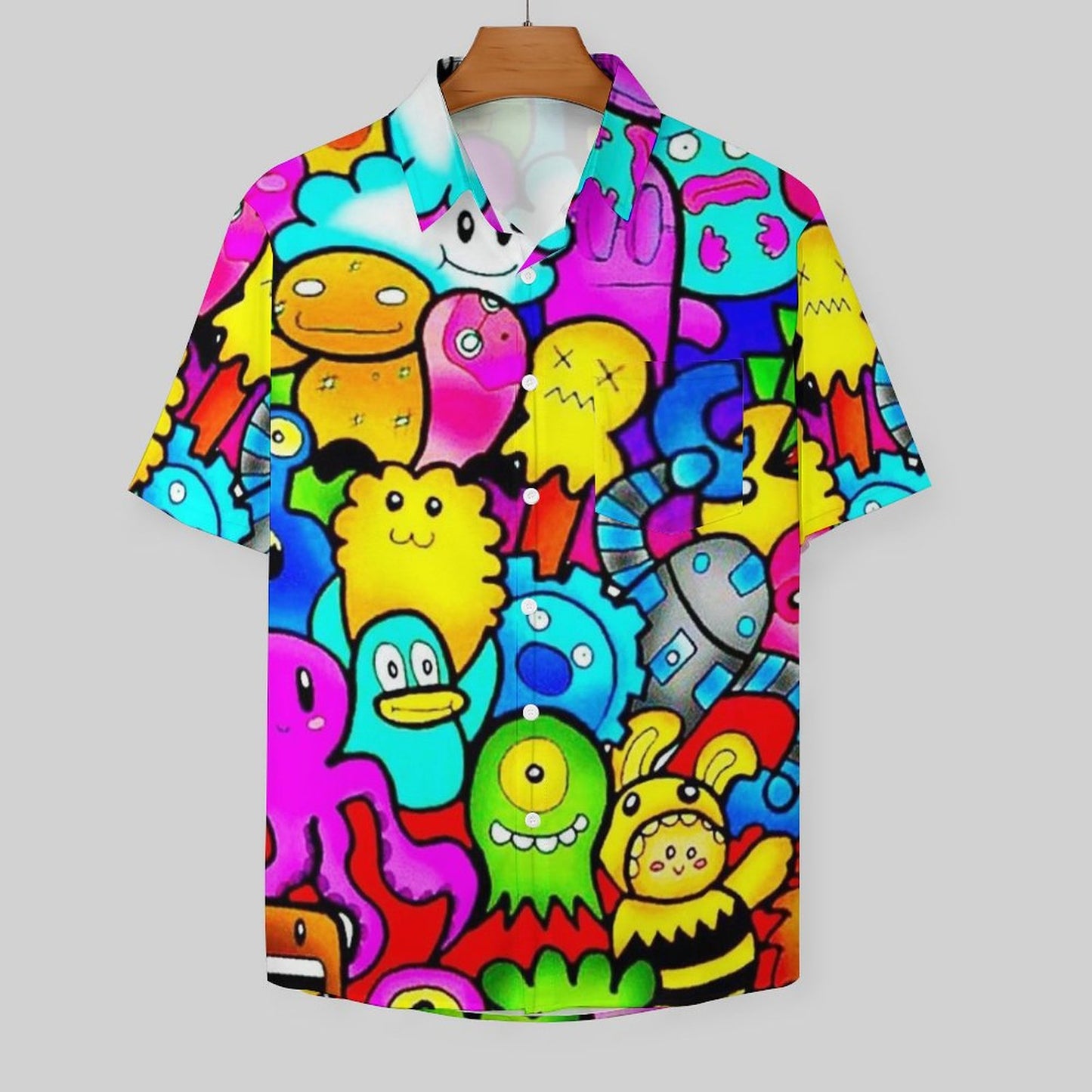 Men's Hawaiian Casual Short Sleeve Shirt 2306105794