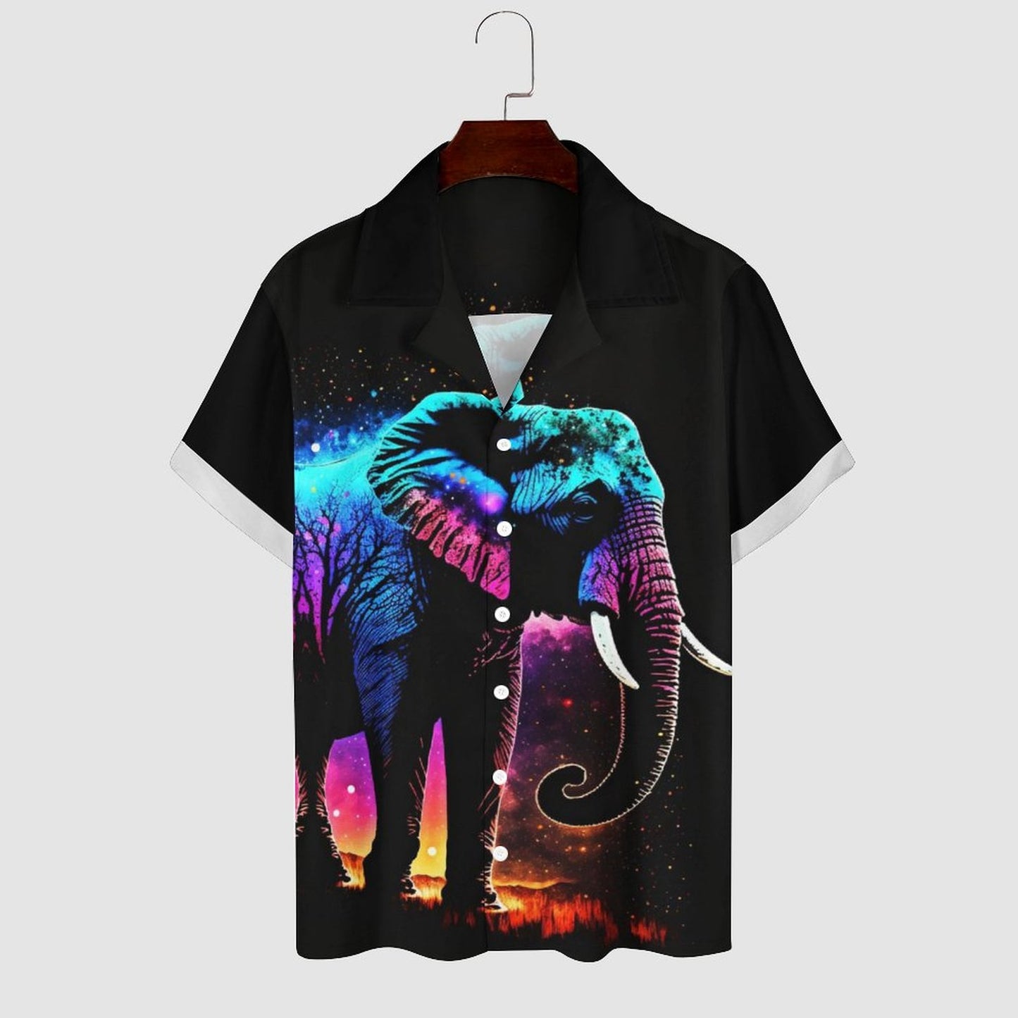 Men Hawaiian Casual Short Sleeve Shirt 2305105191