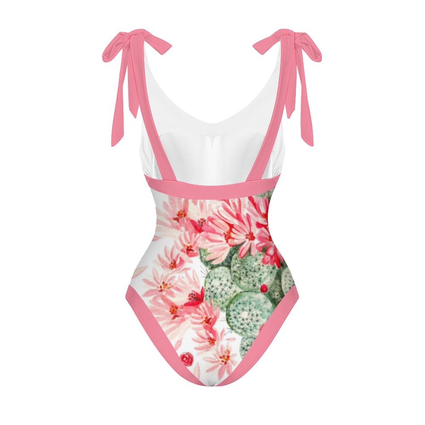 Casual Printed One-Piece Swimsuit And Cover Up 2305102498