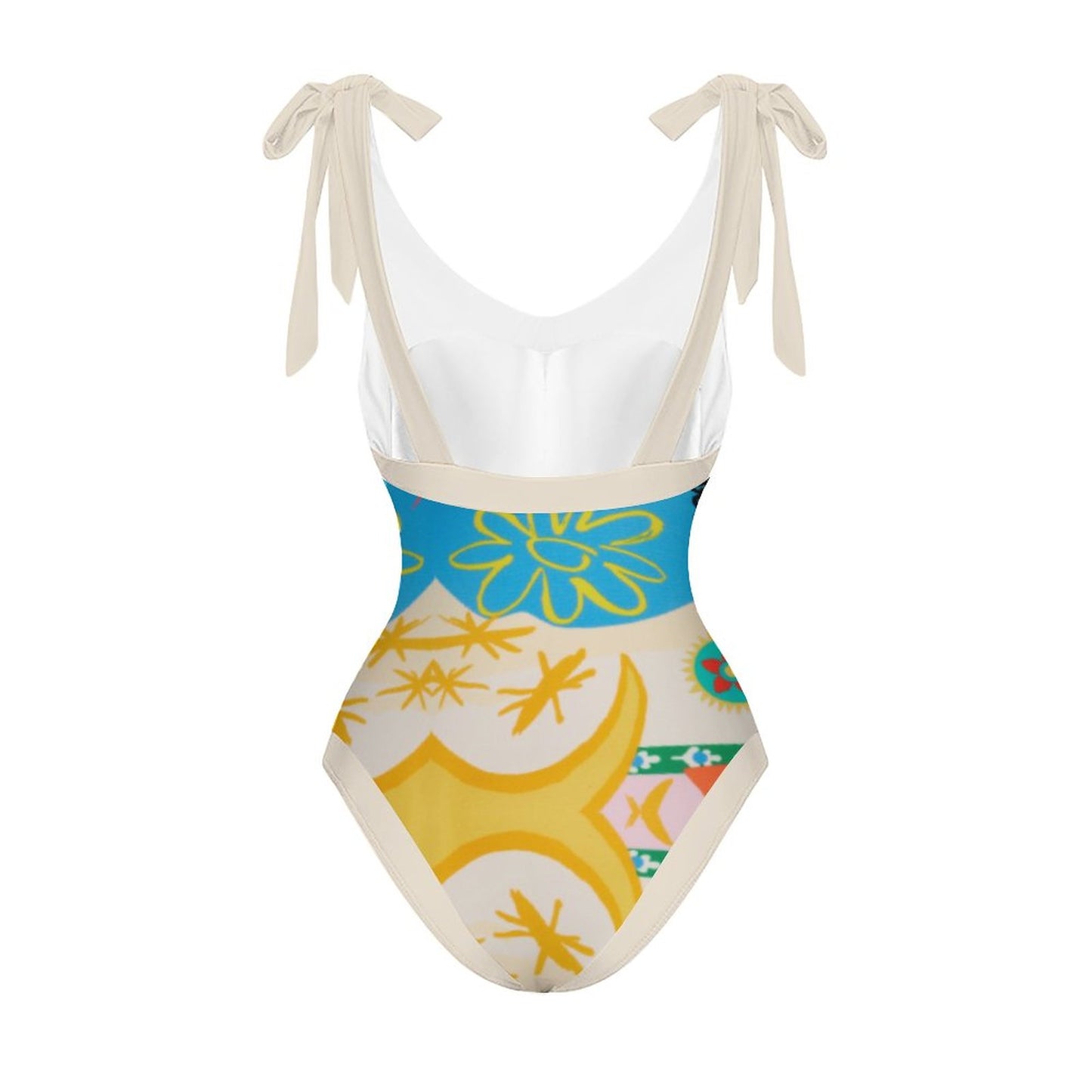 Casual Printed One Piece Swimsuit And Cover Up 2305104422