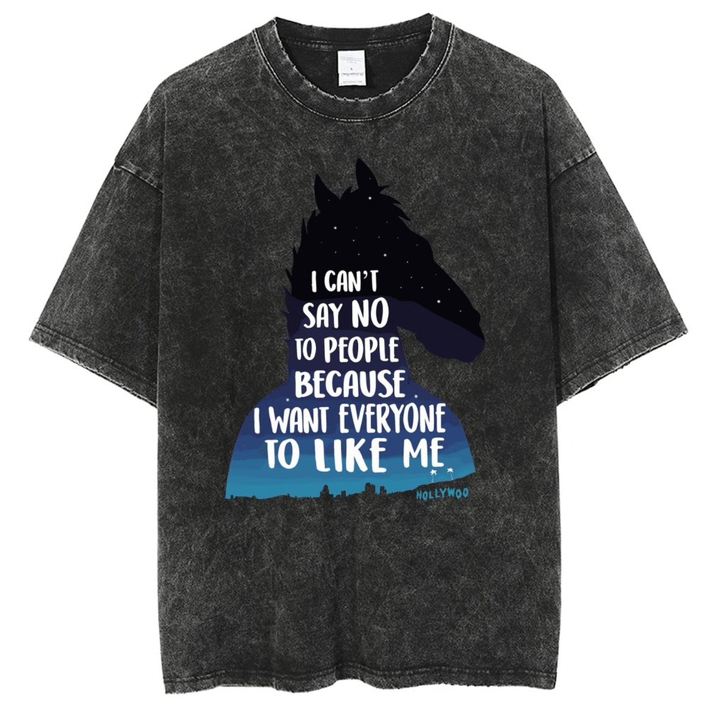 Unisex Vintage Solid Wash T-Shirts 2305103525