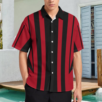 Men's Fashion Casual Printed Short Sleeve Shirts 2306105302