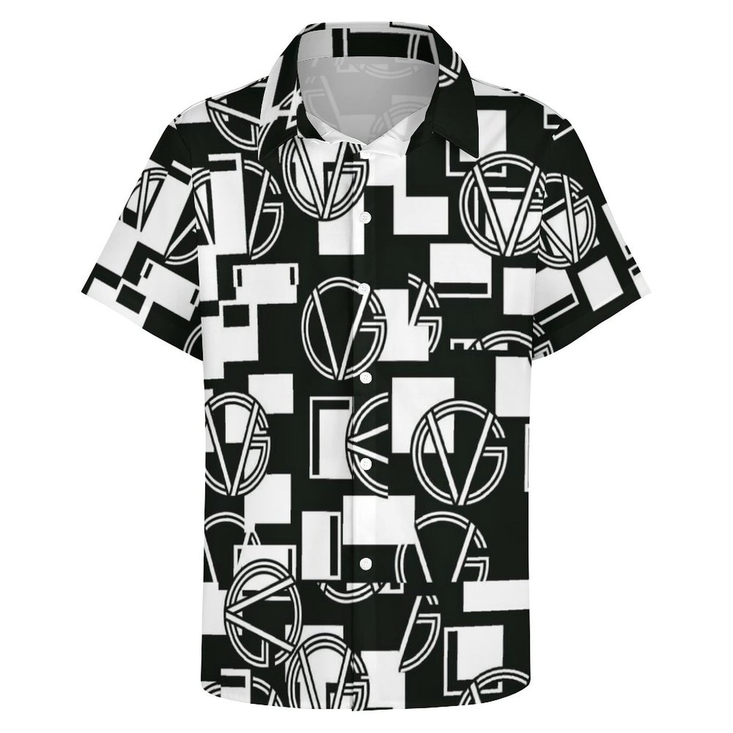Men's Fashion Casual Printed Short Sleeve Shirts 2306100025