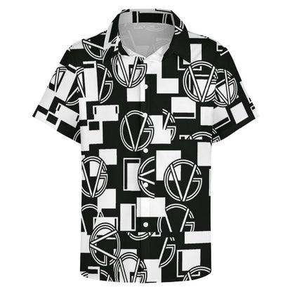 Men's Fashion Casual Printed Short Sleeve Shirts 2306100025