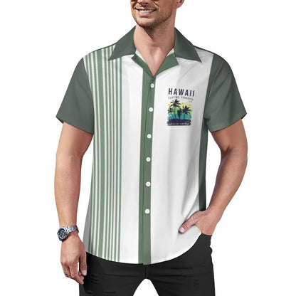 Men's Hawaiian Print Casual Shirt 2304104641