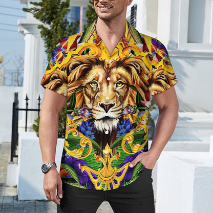 Men's Hawaiian Print Casual Shirt 2304105591