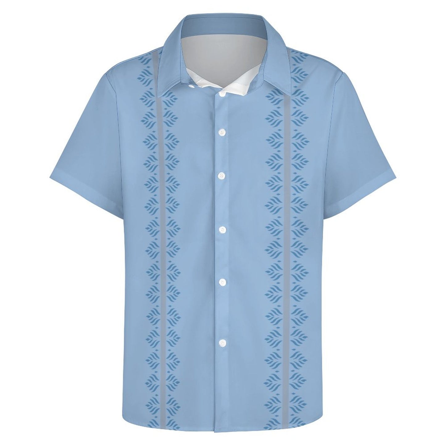 Geometric Print Hawaiian Men's Casual Shirt