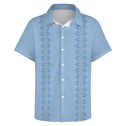 Geometric Print Hawaiian Men's Casual Shirt