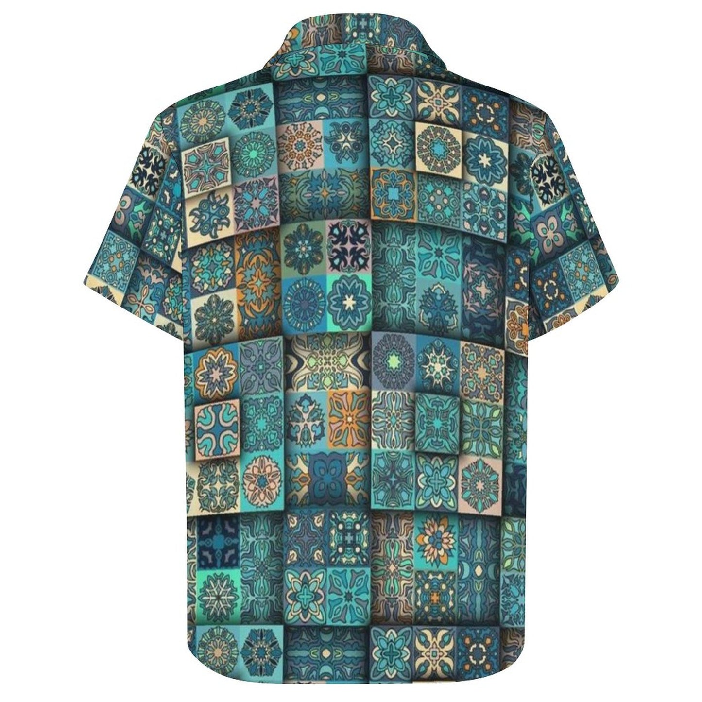 Men's Fashion Casual Printed Short Sleeve Shirts 2306101716