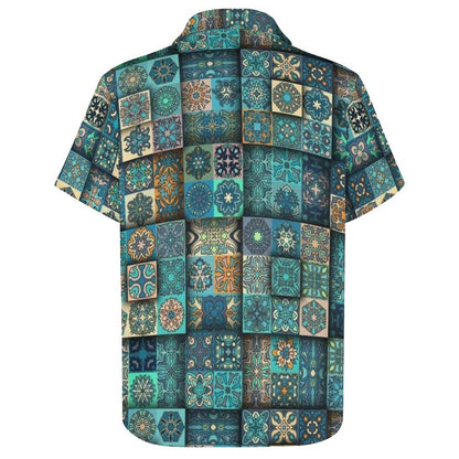 Men's Fashion Casual Printed Short Sleeve Shirts 2306101716