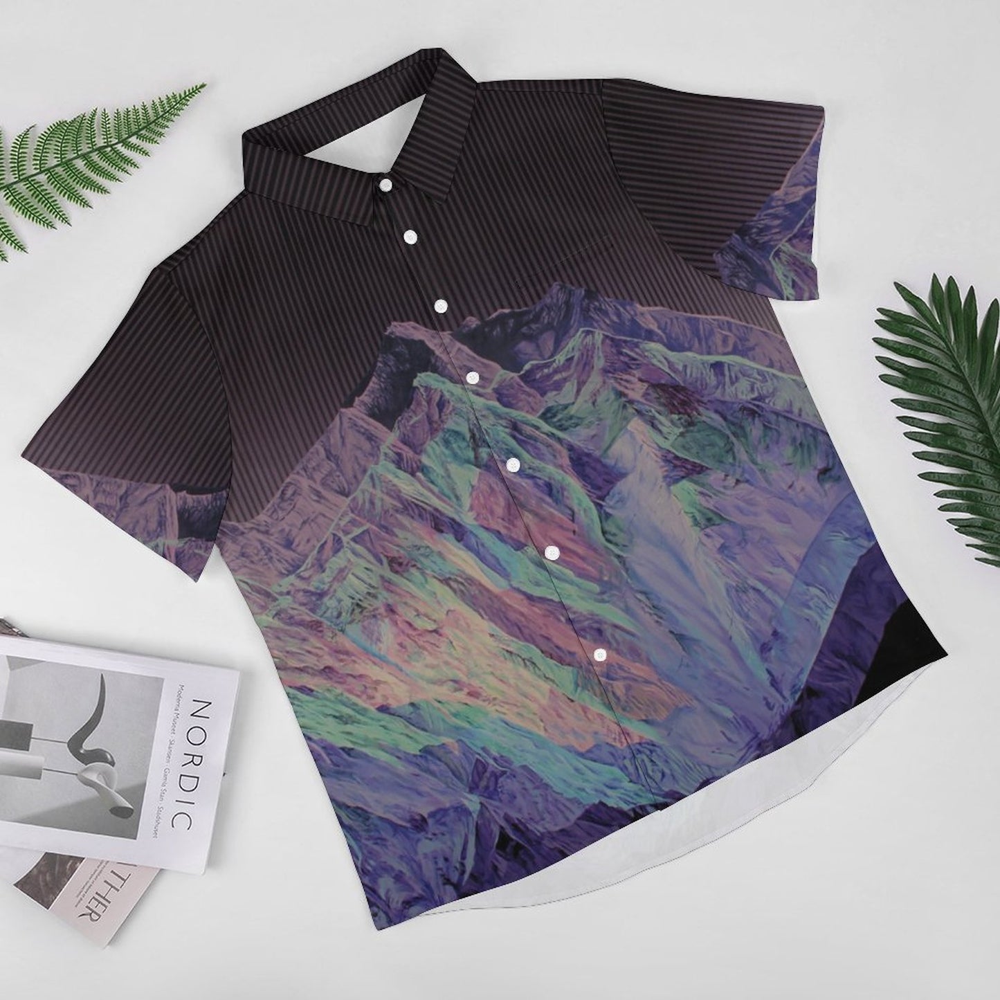 Men's Hawaiian Casual Short Sleeve Shirt 2306105293
