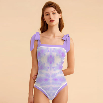 Fashion Printed One Piece Swimsuit And Cover Up 2306102701