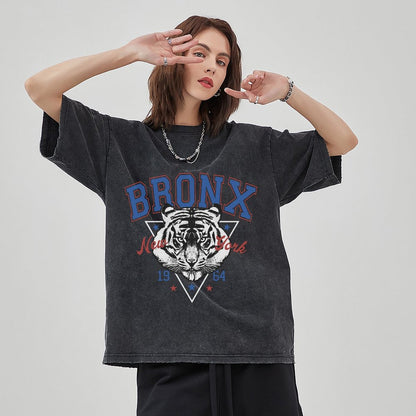 Mens Cotton Wash Solid T-Shirts Oversized Unisex Short Sleeve Streetwear Rap Hip Hop Basic Tee Tops 2305101626
