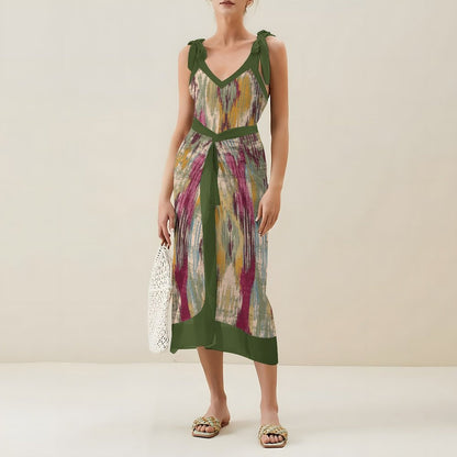 Casual Printed One-Piece Swimsuit And Cover Up 2305102394