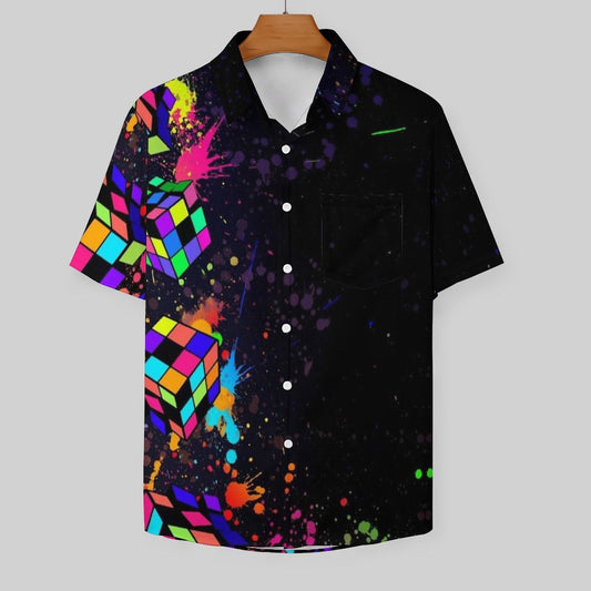 Men's Hawaiian Casual Short Sleeve Shirt 2306104327