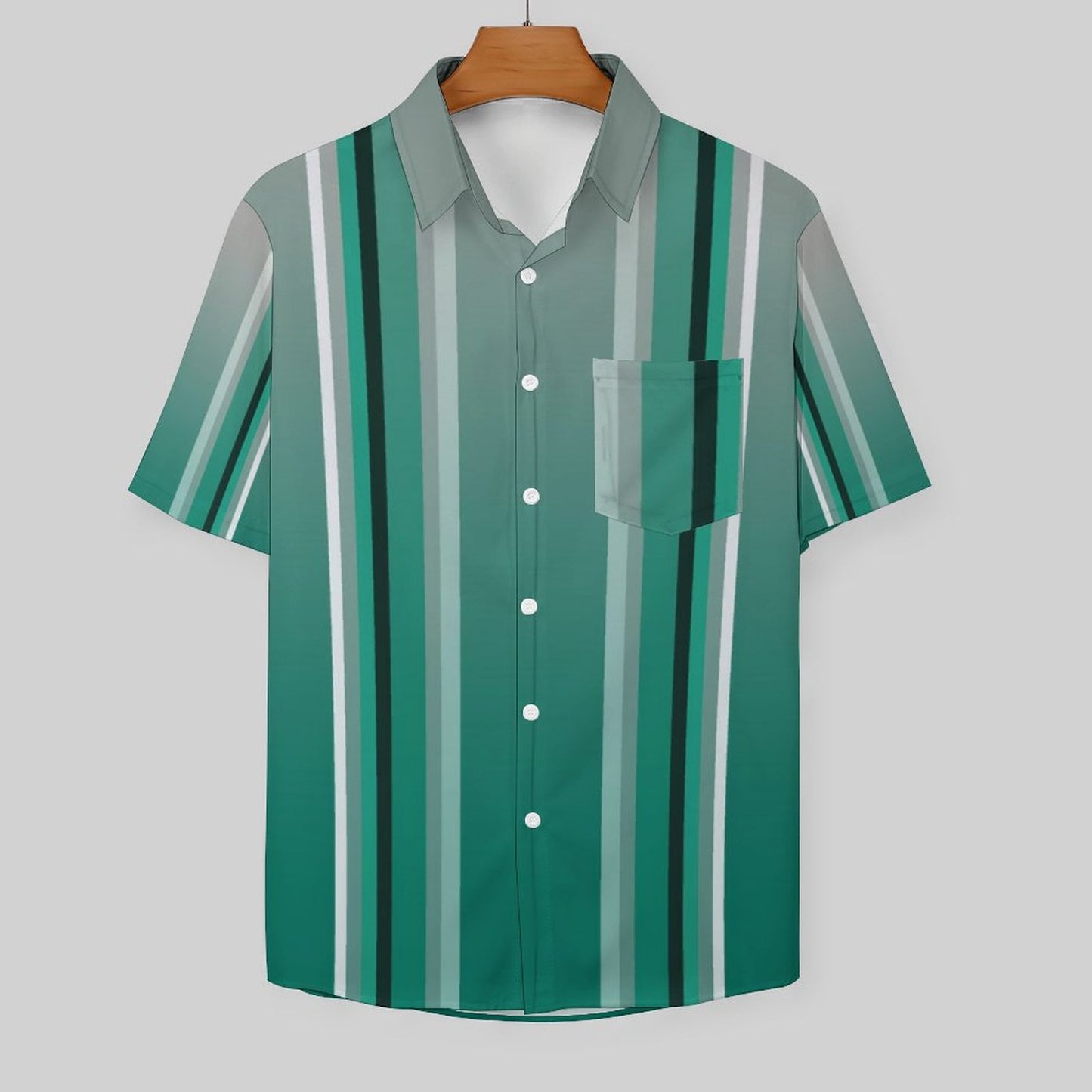Men's Hawaiian Print Resort Shirt 2305100184