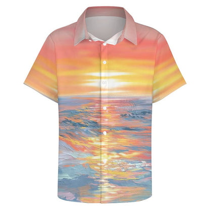 Men's Hawaiian Print Resort Shirt 2304109873