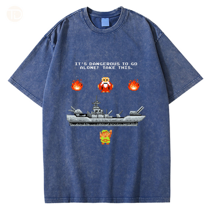 Unisex Vintage Wash Denim T-Shirts