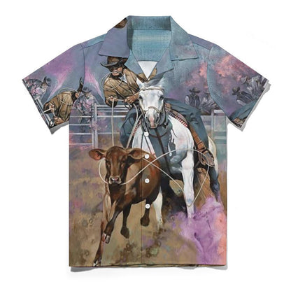 Men's Hawaiian Casual Short Sleeve Shirt 2305101808