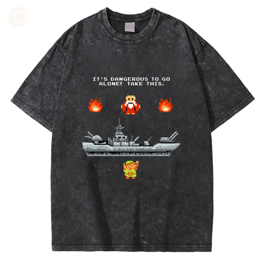 Unisex Vintage Wash Denim T-Shirts