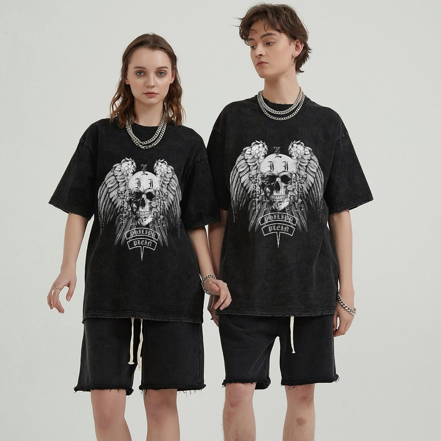 Unisex Vintage Solid Wash T-Shirts 2305101627