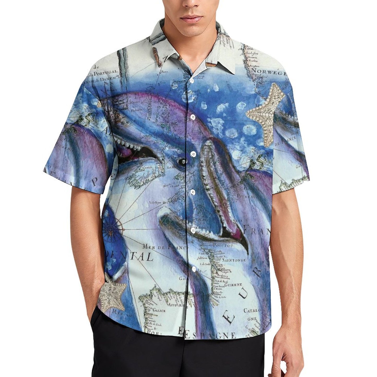 Men's Hawaiian Casual Short Sleeve Shirt 2305106471