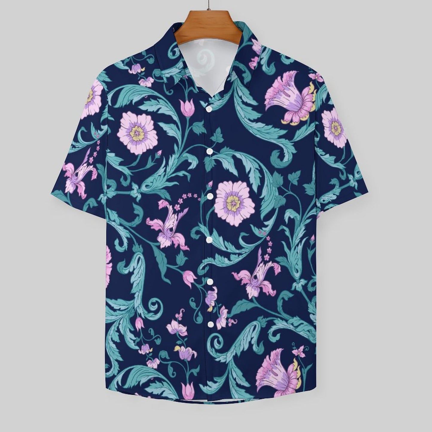 Men's Fashion Casual Printed Short Sleeve Shirts 2306100458