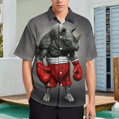 Men's Hawaiian Casual Short Sleeve Shirt 2306103347