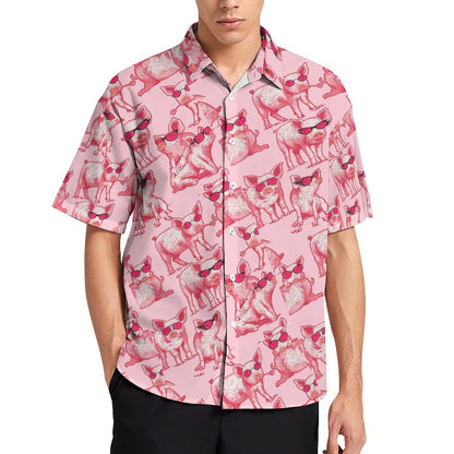 Men's Hawaiian Print Resort Shirt 2305102301