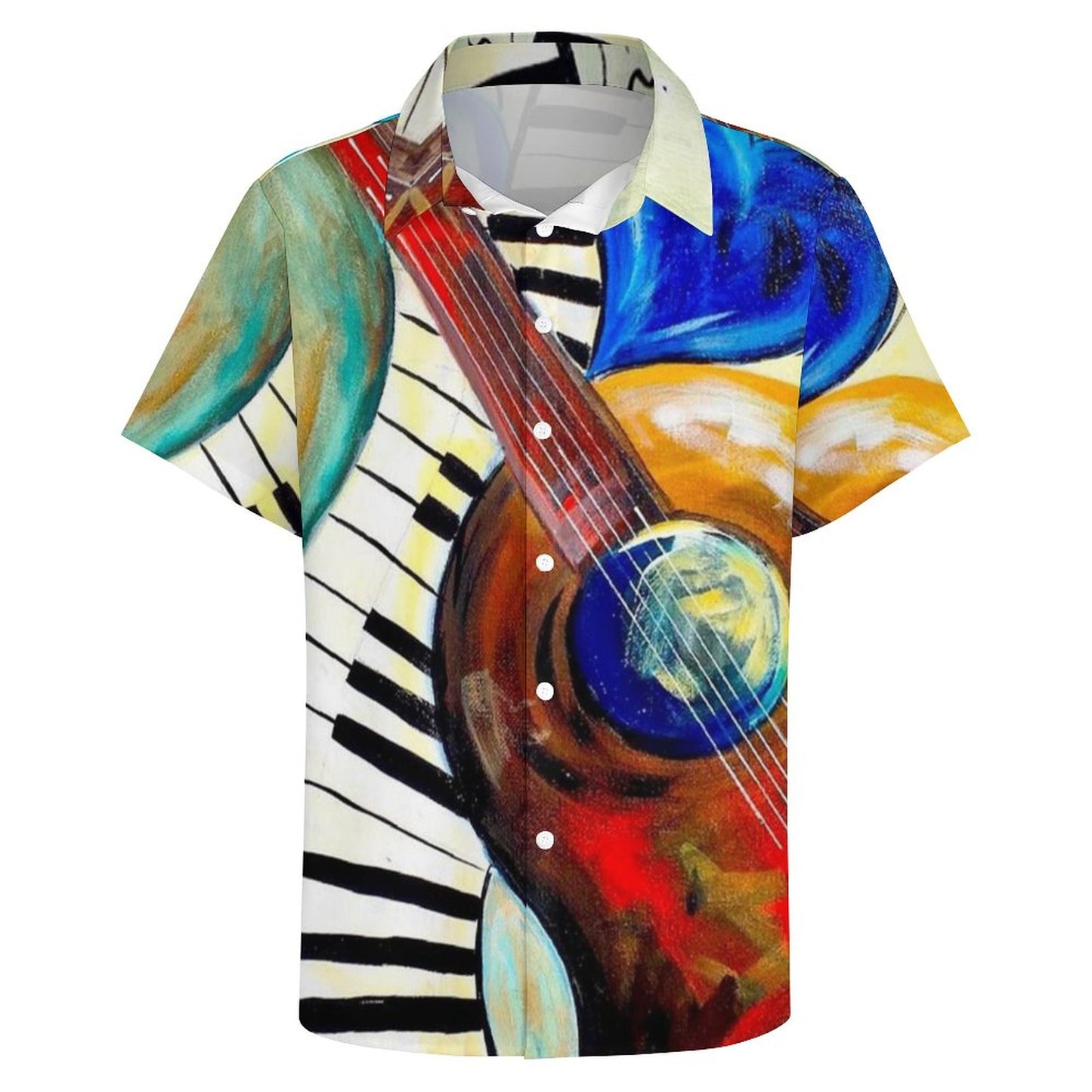 Men's Hawaiian Print Resort Shirt 2305102022