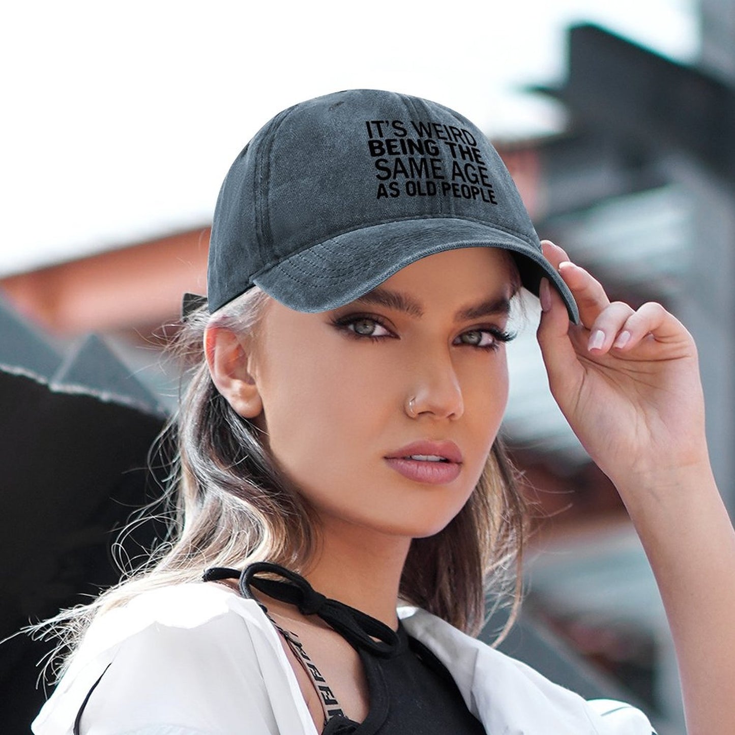 JOC Washed Denim Baseball Cap 2305101889