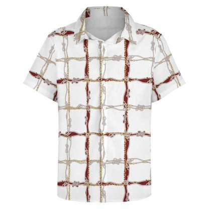 Men's Fashion Casual Printed Short Sleeve Shirts 2306100944