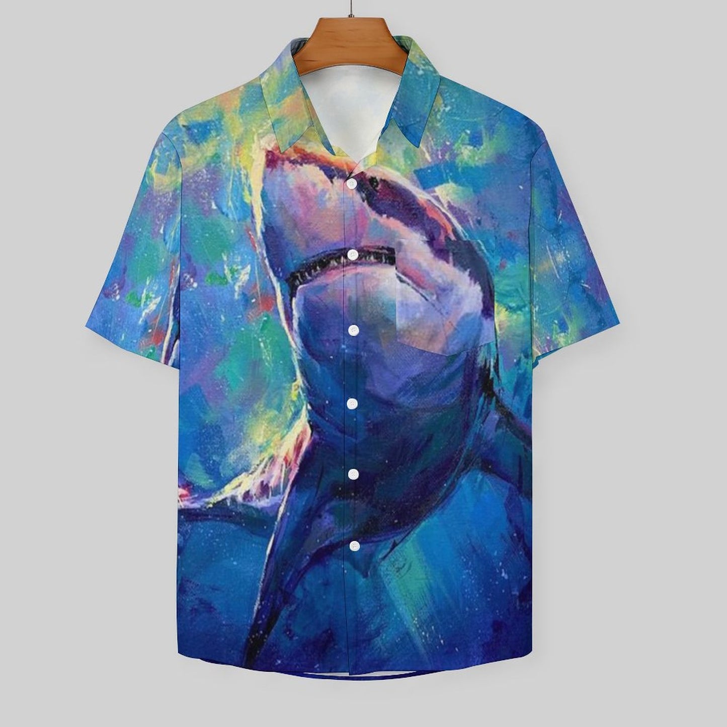 Men's Hawaiian Print Resort Shirt 2304108673
