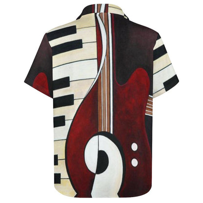 Men's Hawaiian Print Resort Shirt 2305102026