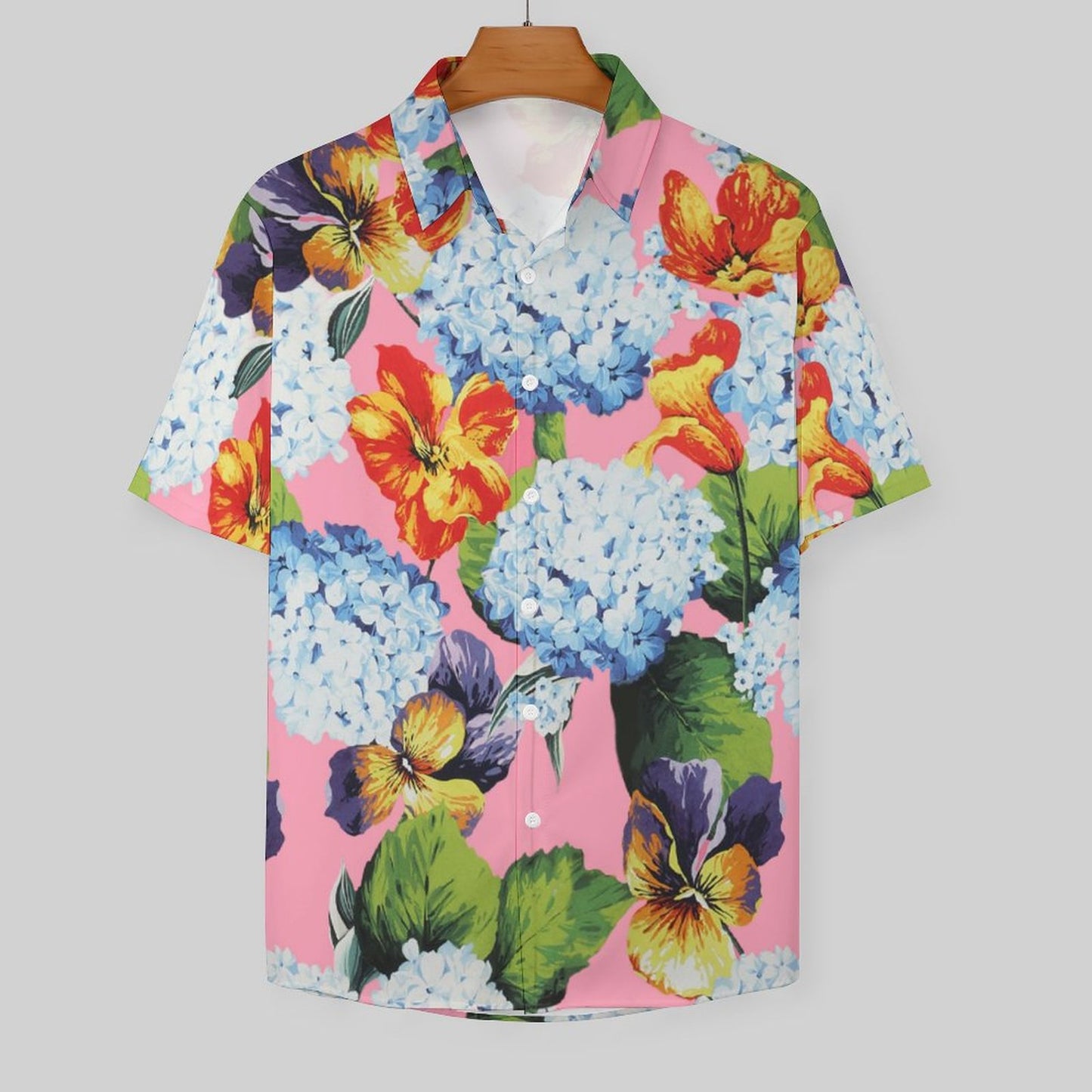 Men's Fashion Casual Printed Short Sleeve Shirts 2305107081