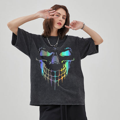 Unisex Vintage Solid Wash T-Shirts 2305101612