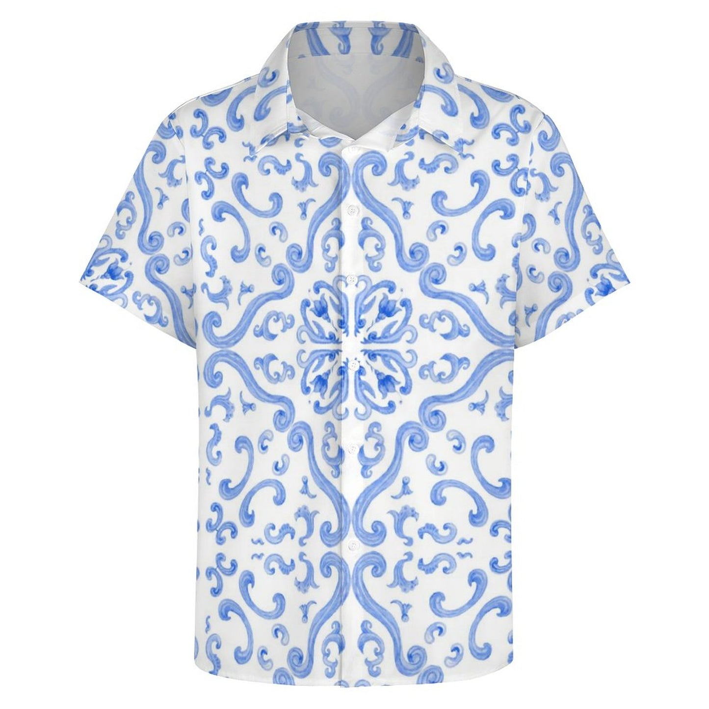 Men's Fashion Casual Printed Short Sleeve Shirts 2306100450