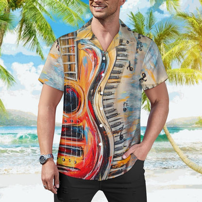 Men's Hawaiian Print Casual Shirt 2304106744