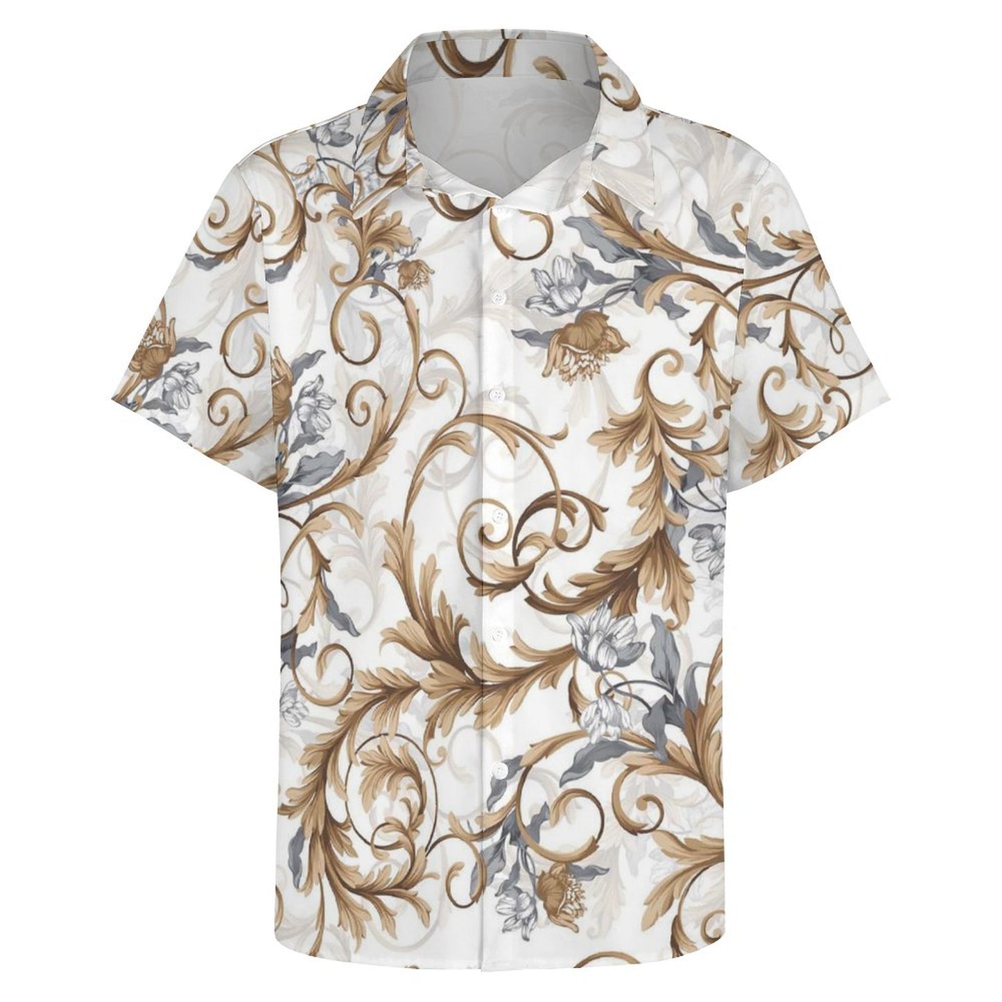 Men's Fashion Casual Printed Short Sleeve Shirts 2306100949
