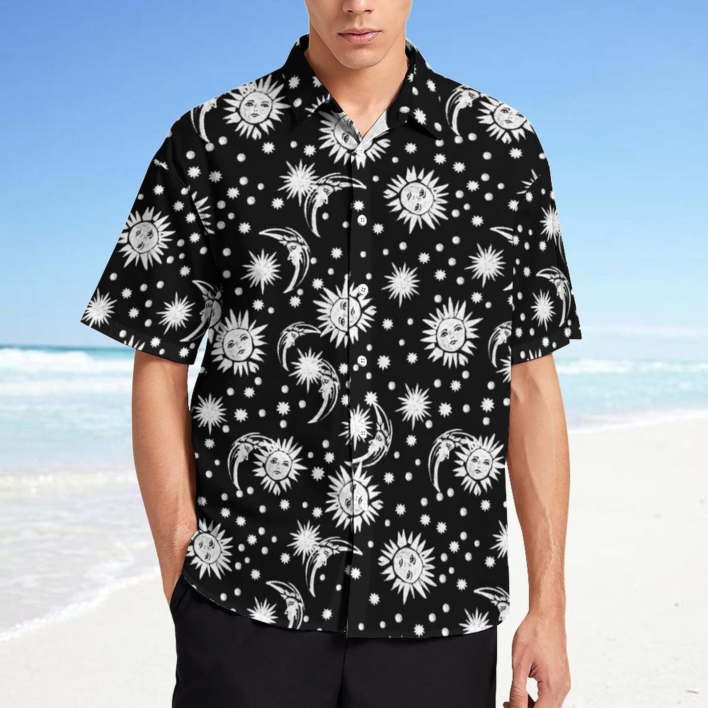 Men's Fashion Casual Printed Short Sleeve Shirts 2305107121