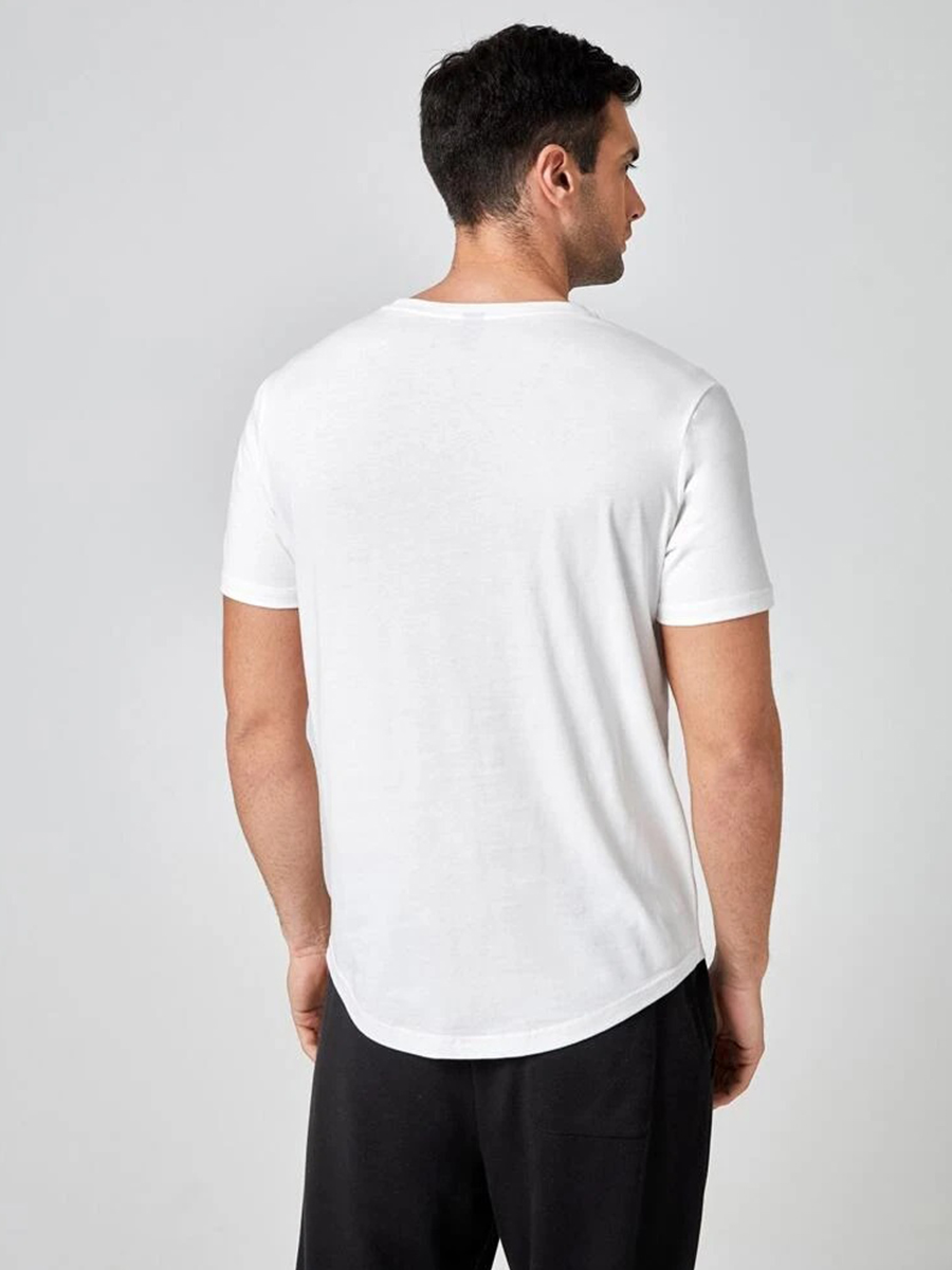 Unisex Round Neck Casual Printed Short Sleeve T-Shirt