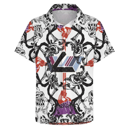 Men's Fashion Casual Printed Short Sleeve Shirts 2306101356